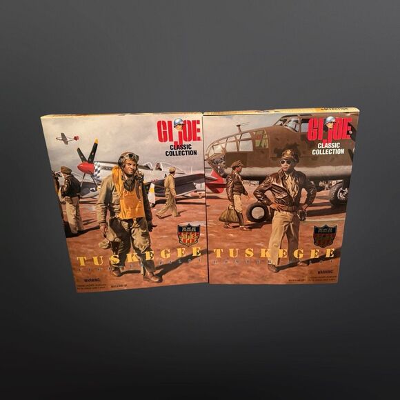 NIB ‘96 African American GI Joe Classic Collection Tuskegee Fighter Bomber Pilot - Picture 4 of 11